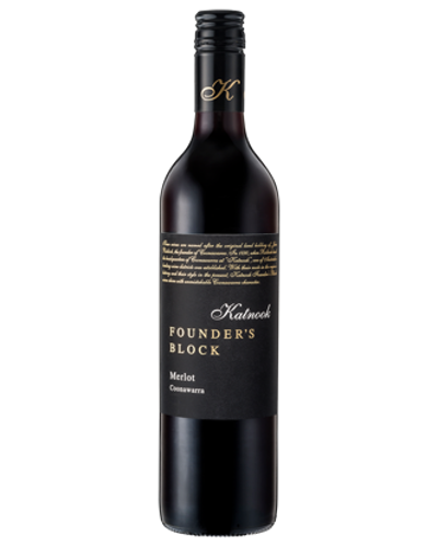 Picture of Katnook Founders Blk Merlot Bottle 750ml