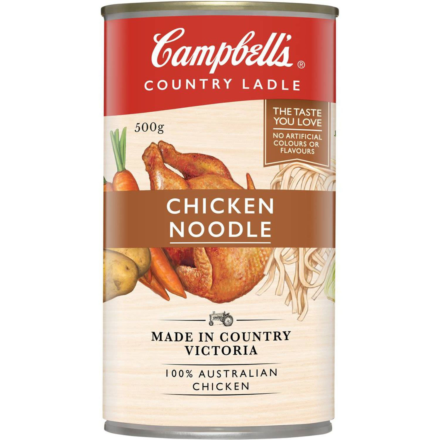 Campbells Country Ladle Chicken Noodle Soup 500 Gram Zyppioneshop 4323