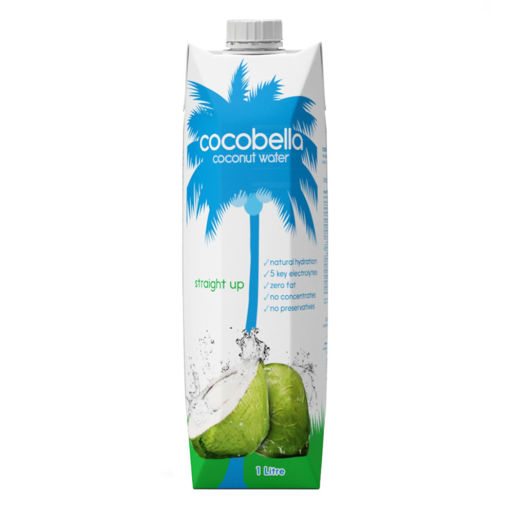 Cocobella Coconut Water Straight Up, 1 Litre | ZyppiOneShop