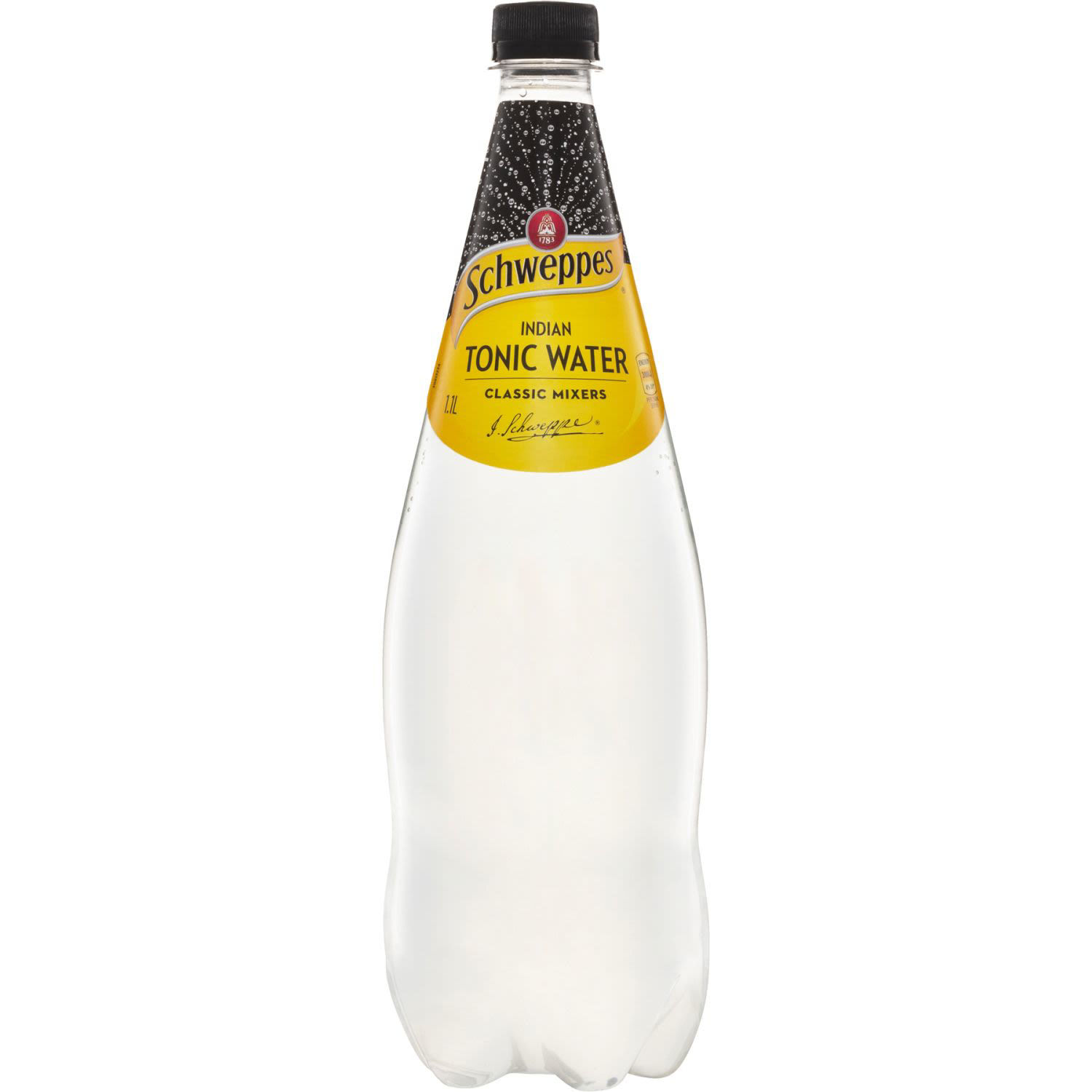 Schweppes Classic Mixers Indian Tonic Water, 1.1 Litre | ZyppiOneShop