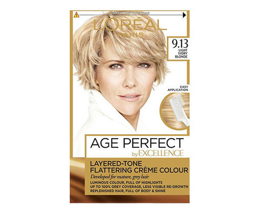 L'Oreal Excellence Age Perfect 9.13 Light Ivory Blonde Hair Colour ...